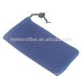 Portable hochwertige weiche Kordelzug Mesh-Tasche